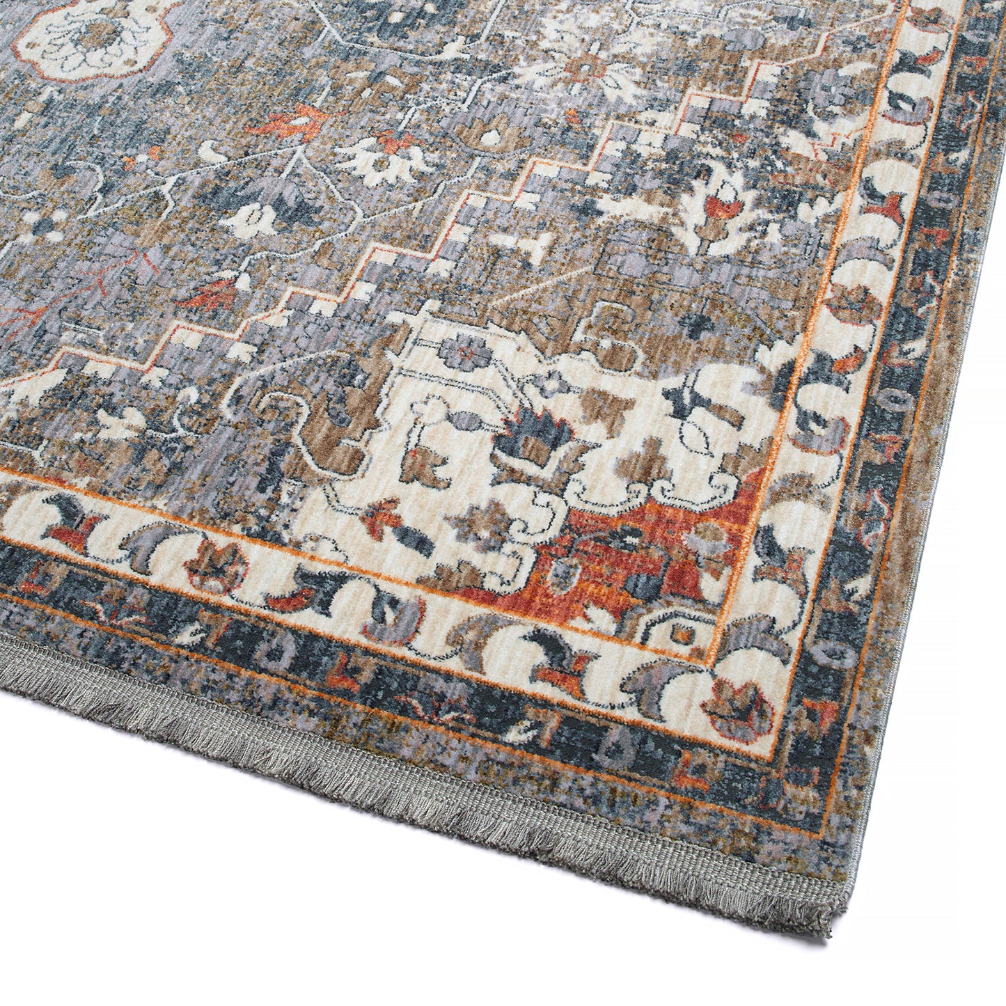 Kaleen Artundra Collection Dark Lavender Runner 2'3" x 11'7"