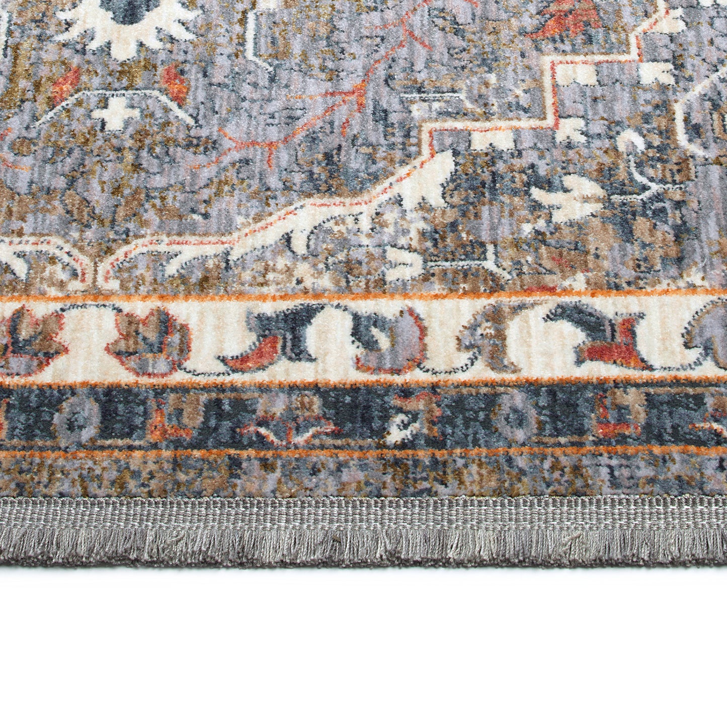 Kaleen Artundra Collection Dark Lavender Runner 2'3" x 11'7"