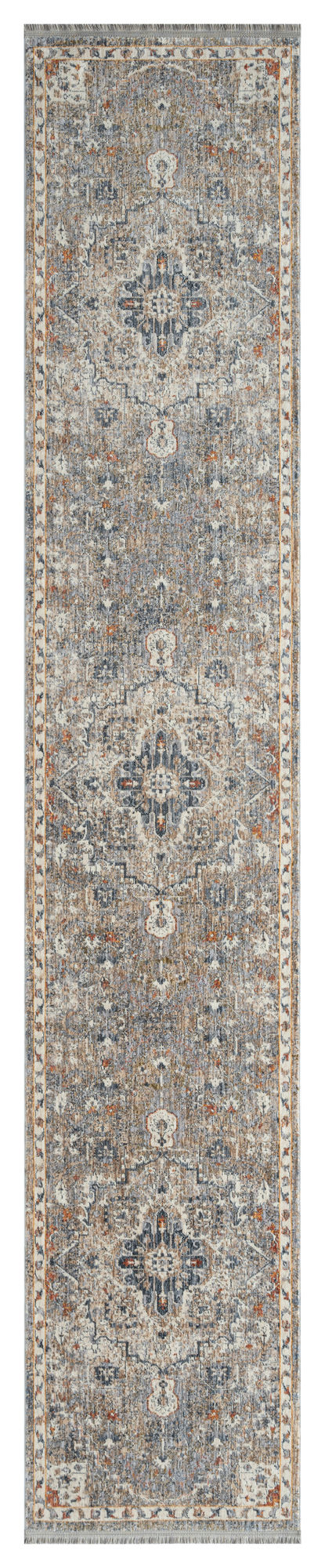 Kaleen Artundra Collection Dark Lavender Runner 2'3" x 11'7"