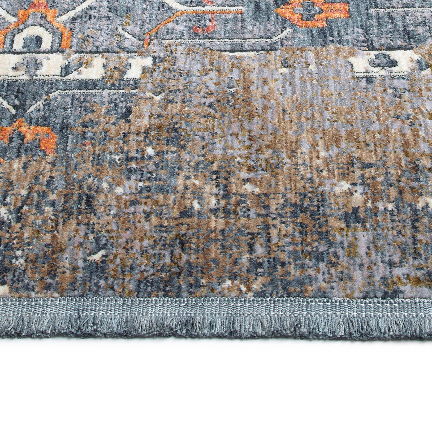 Kaleen Artundra Collection Dark Denim  Area Rug 5'3" x 5'3"