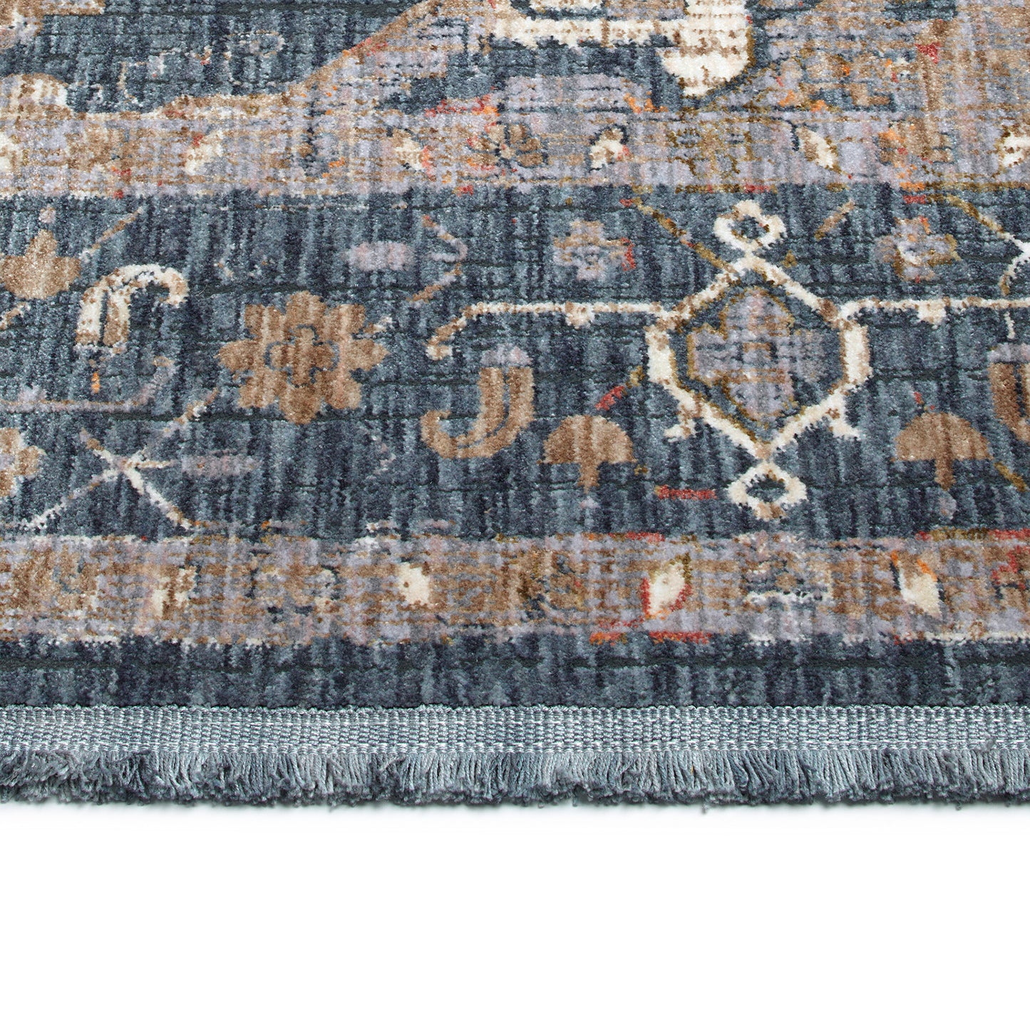 Kaleen Artundra Collection Dark Navy Throw Rug 1'10" x 2'6"