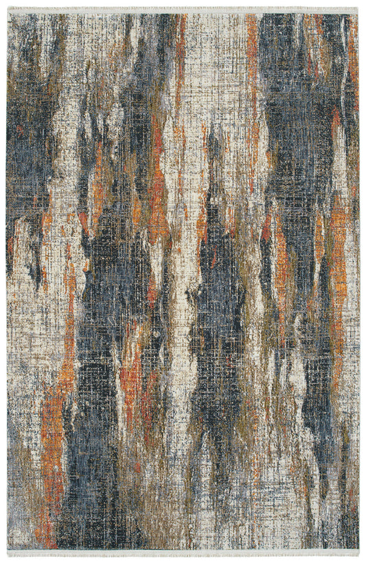 Kaleen Artundra Collection Dark Multi Area Rug 8'6" x 11'7"