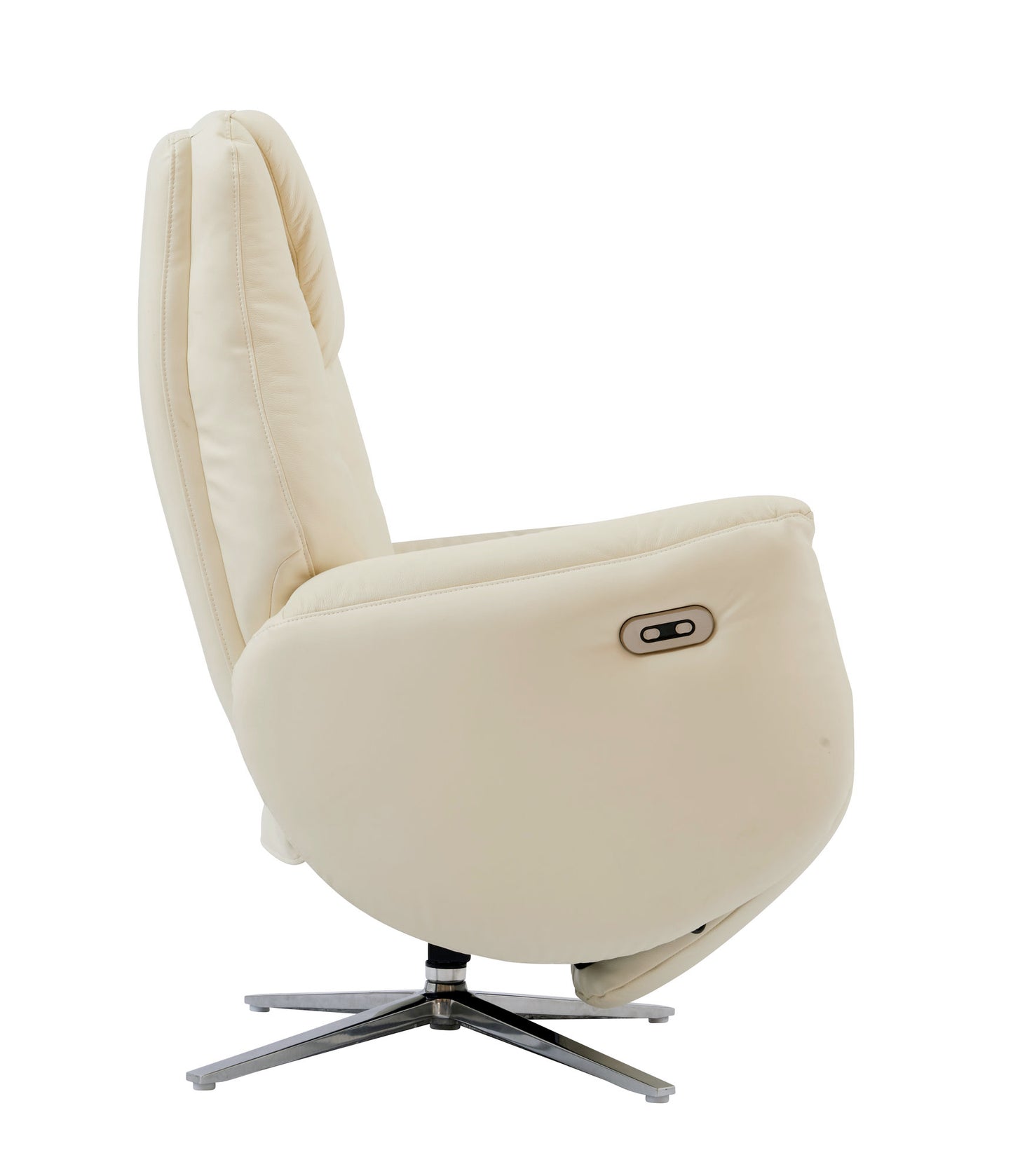 15P-1142 Apollo Swivel Pedestal Power Recliner, Capri White