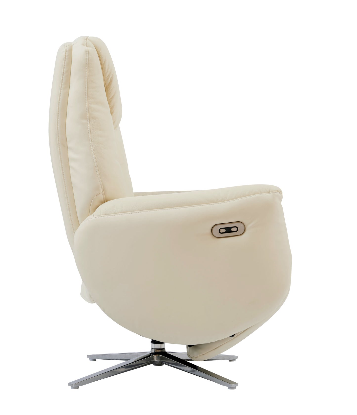15P-1142 Apollo Swivel Pedestal Power Recliner, Capri White