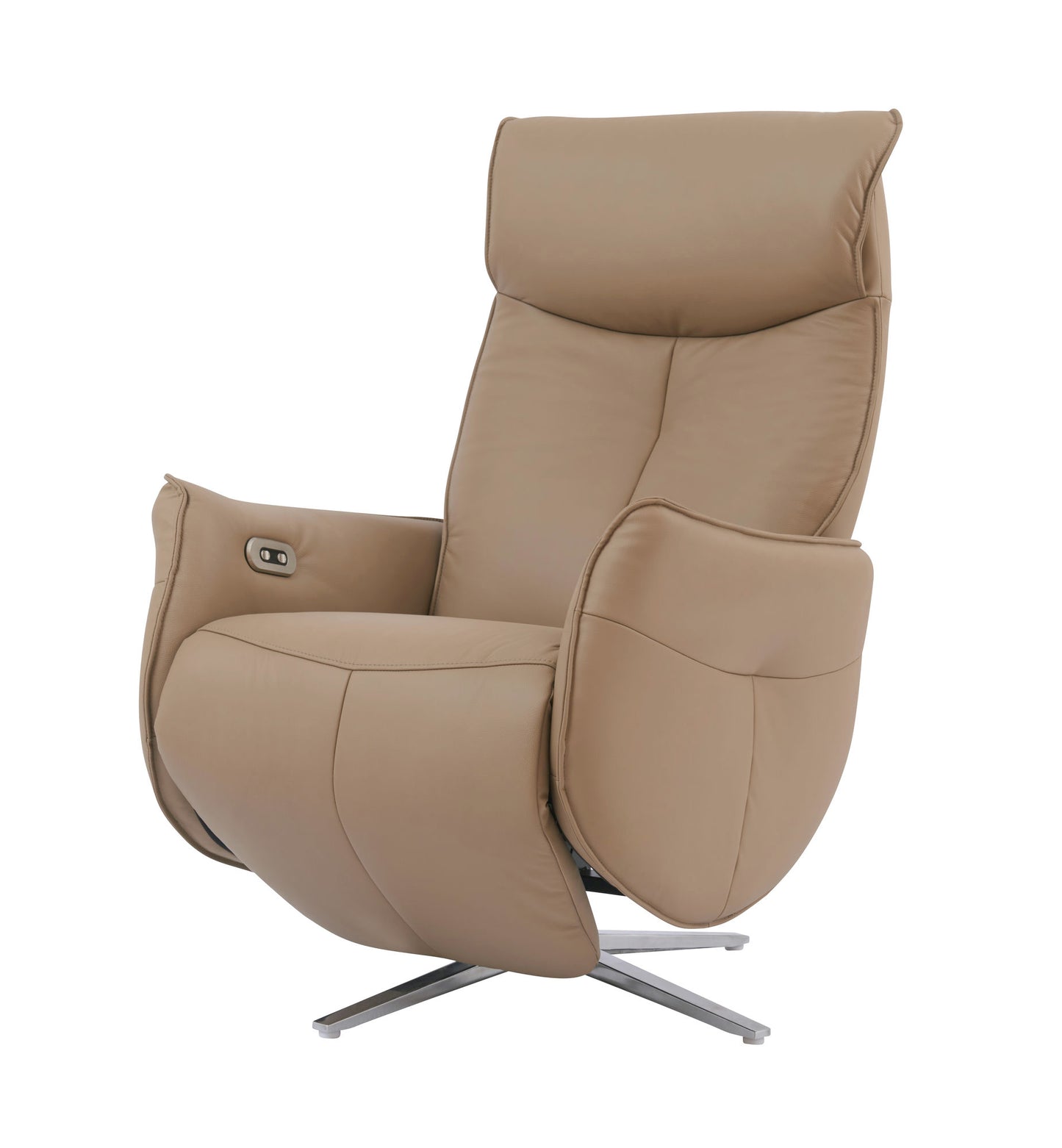 15P-1141 Ardon Swivel Pedestal Power Recliner, Capri Nomad