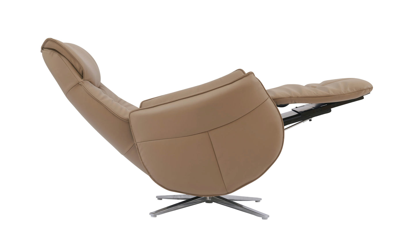 15P-1141 Ardon Swivel Pedestal Power Recliner, Capri Nomad