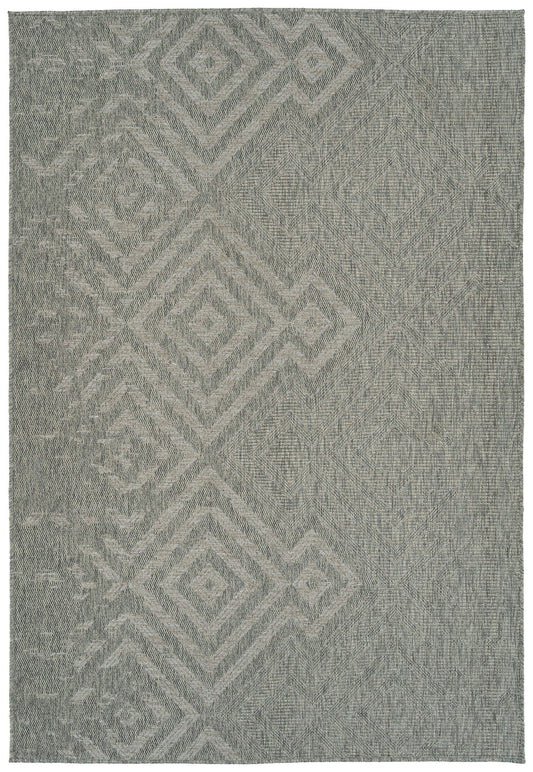 Kaleen Bacalar Collection BAC03-77 Silver Area Rug 4' x 6'