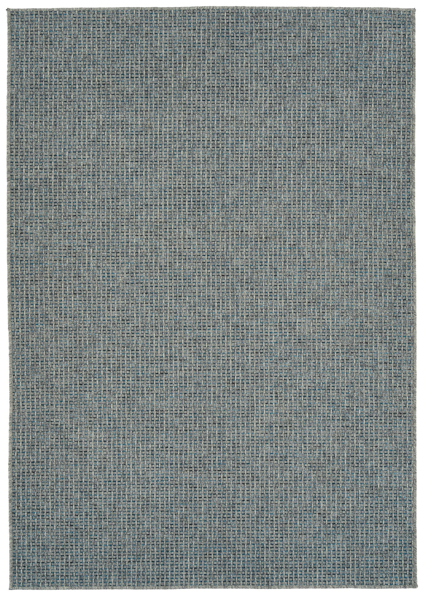 Kaleen Bacalar Collection Blue Silver Throw Rug 2' x 3'