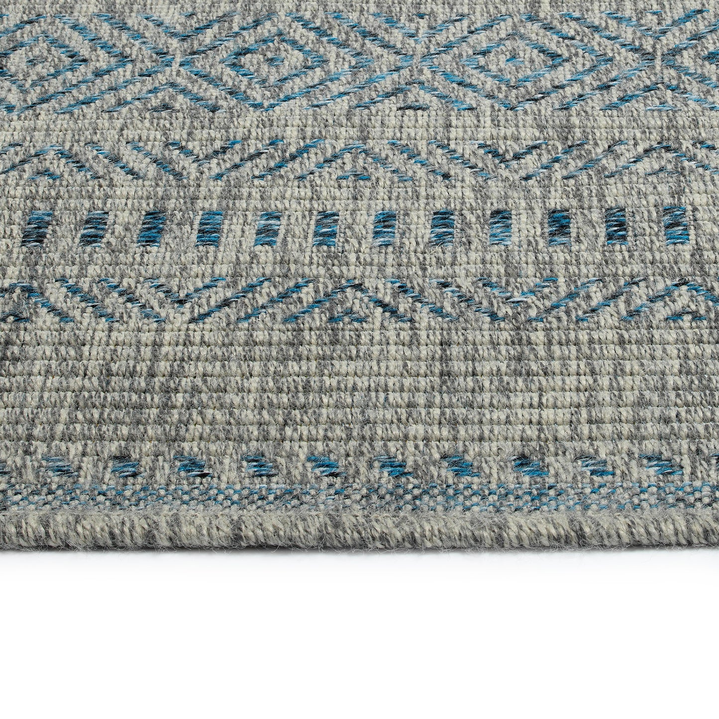 Kaleen Bacalar Collection BAC07-17 Blue Runner 2' x 6'