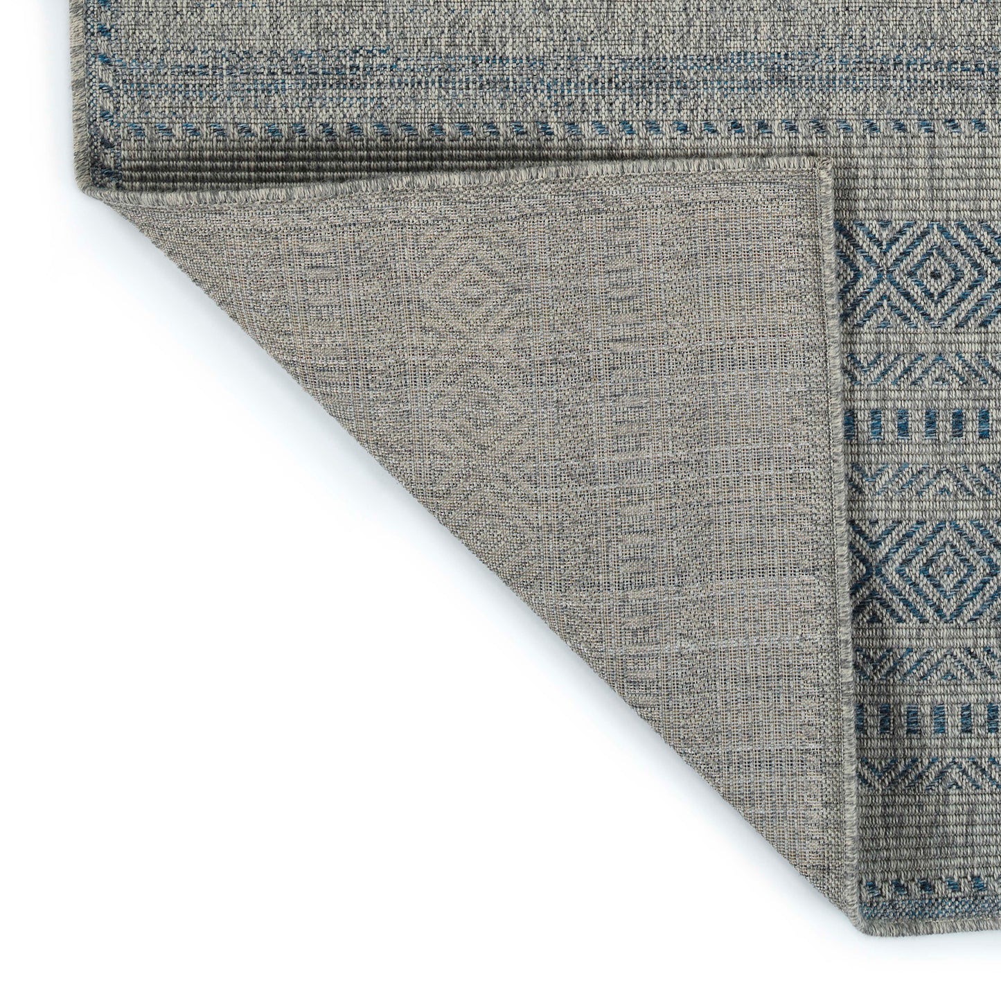 Kaleen Bacalar Collection BAC07-17 Blue Throw Rug 2' x 3'