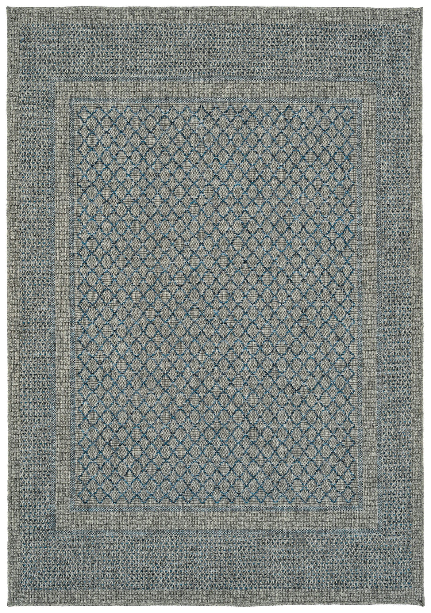 Kaleen Bacalar Collection BAC08-17 Blue Runner 2' x 6'
