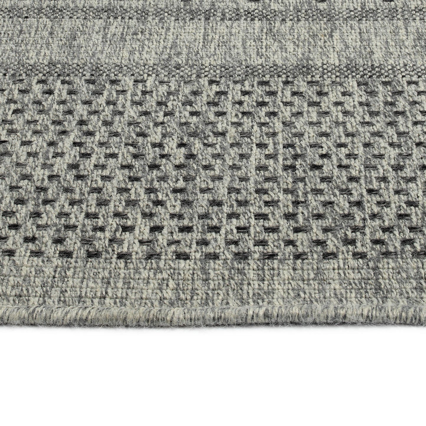 Kaleen Bacalar Collection Charcoal Blue Runner 2' x 6'