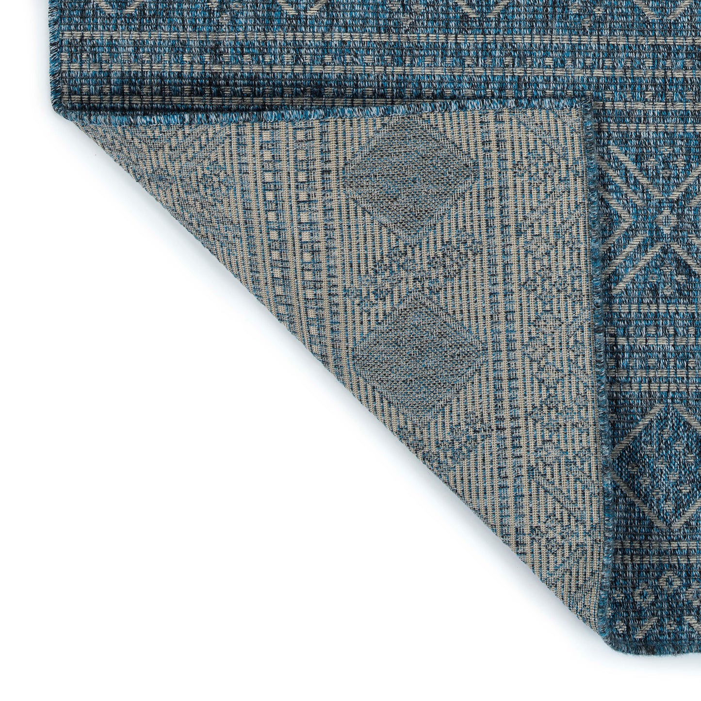 Kaleen Bacalar Collection Dark Blue Throw Rug 2' x 3'