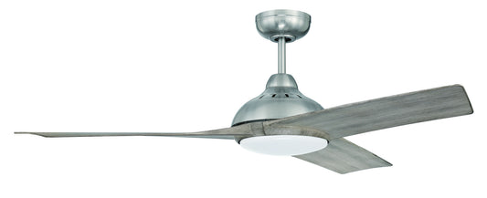 54" Beckham Ceiling Fan in Brushed Polished Nickel