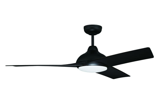 54" Beckham Ceiling Fan in Flat Black