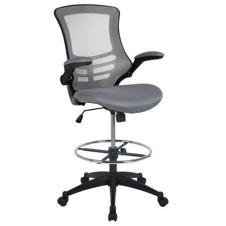 Dark Gray Mesh Draft Chair