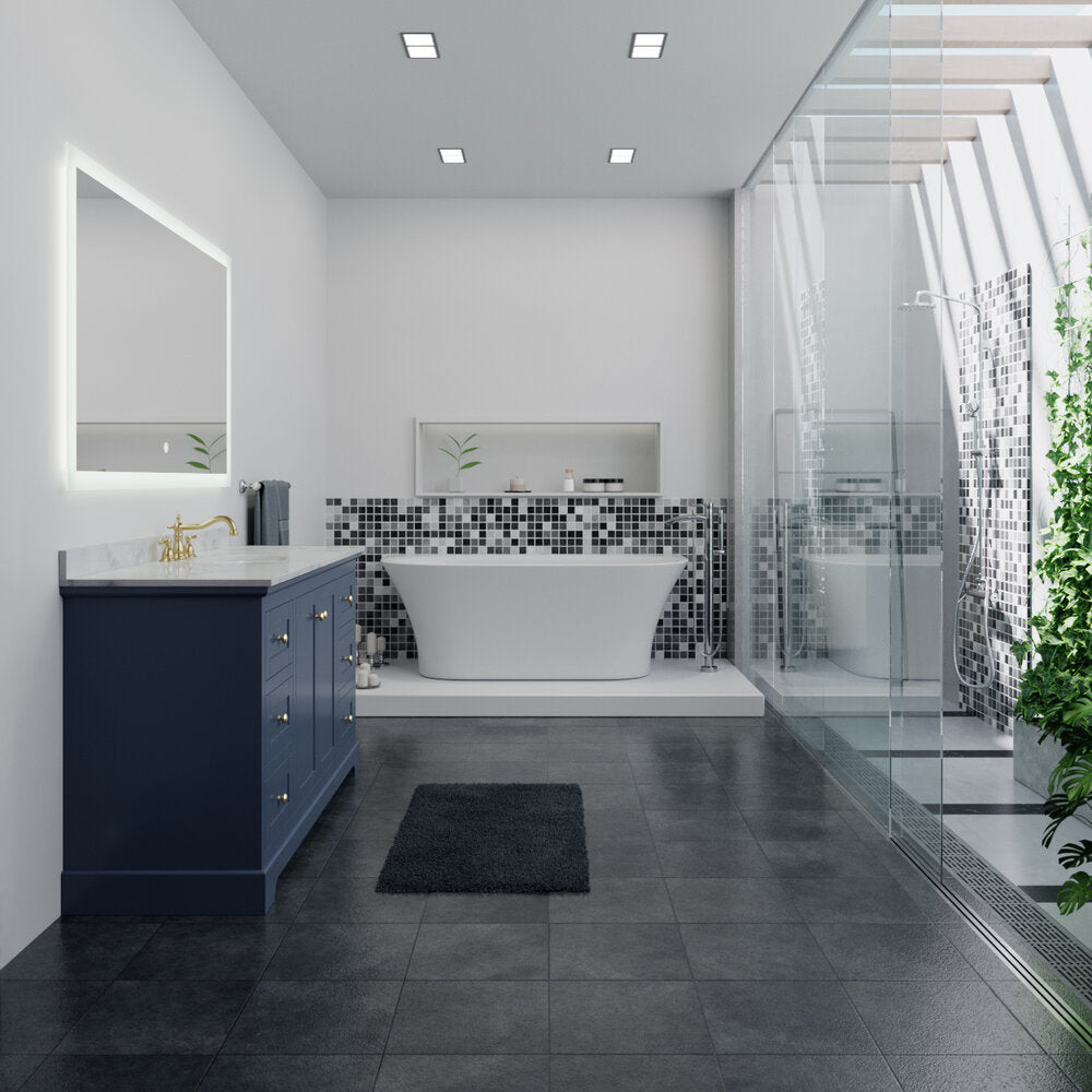 Arpella Puralite 60 in. x 36 in. LED Wall Mounted Backlit Vanity Mirror