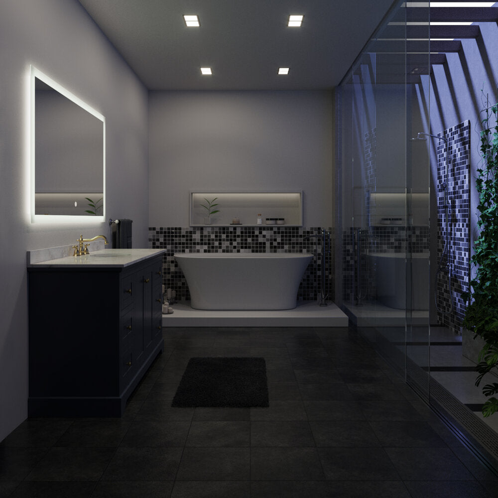 Arpella Puralite 60 in. x 36 in. LED Wall Mounted Backlit Vanity Mirror