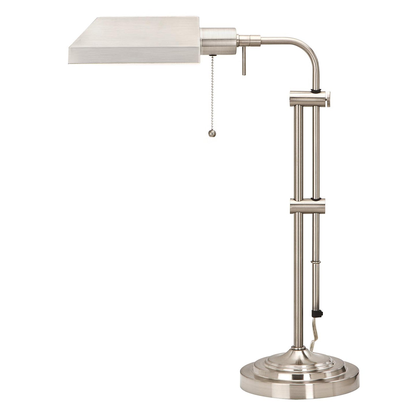 Brushed steel Metal Pharmacy - Desk lamp, BO-117TB-BS