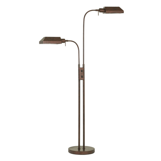 Rust Metal Pharmacy - Floor lamp, BO-127FL-2L-RU