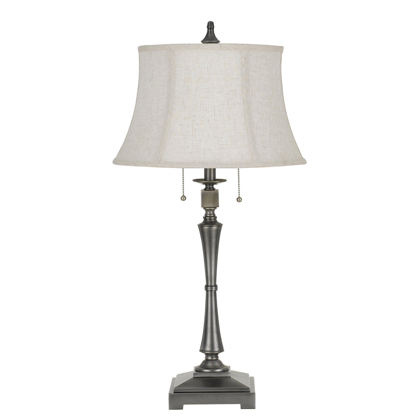 Antiqued silver Metal Madison - Table lamp