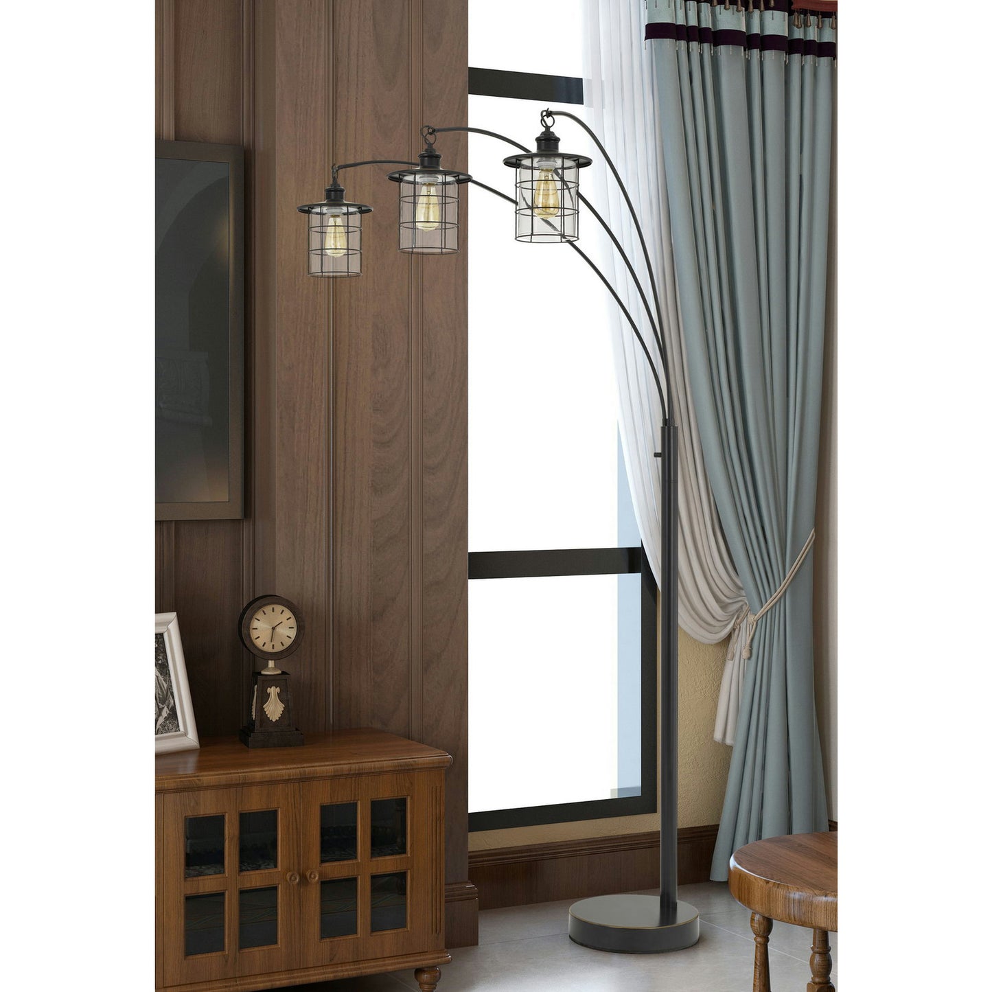 Dark bronze Metal Silveton - Arc floor lamp