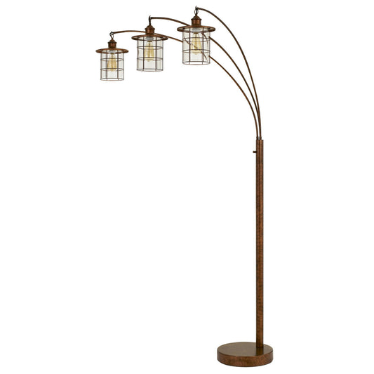 Rust Metal Silverton - Arc floor lamp