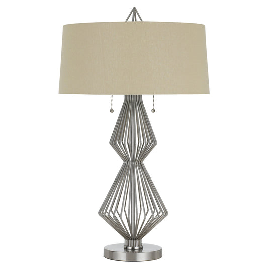 Brushed steel Metal Terni - Table lamp