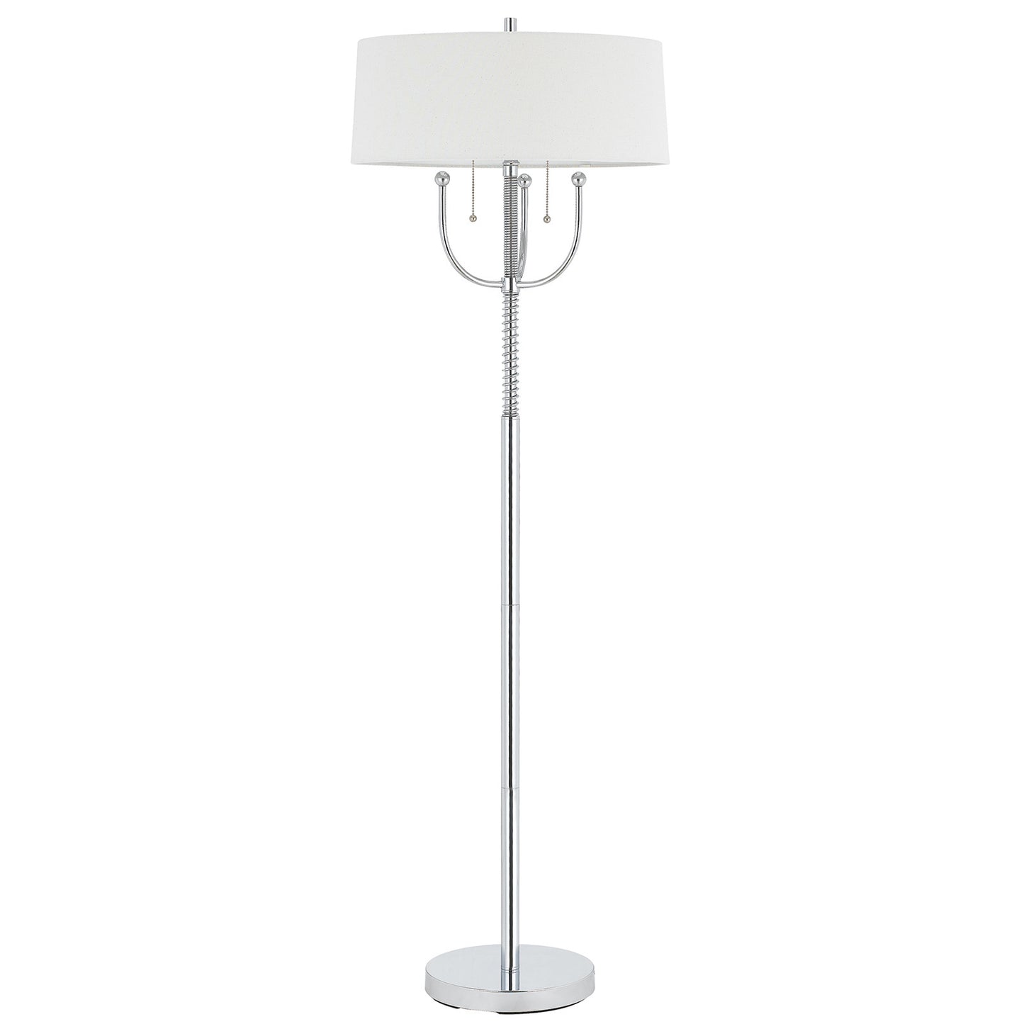 Chrome Metal Lesina - Floor lamp