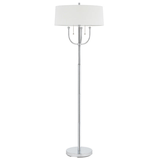 Chrome Metal Lesina - Floor lamp