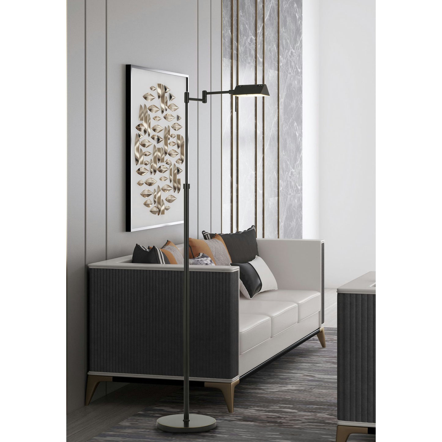 Dark bronze Metal Clemson - Floor lamp