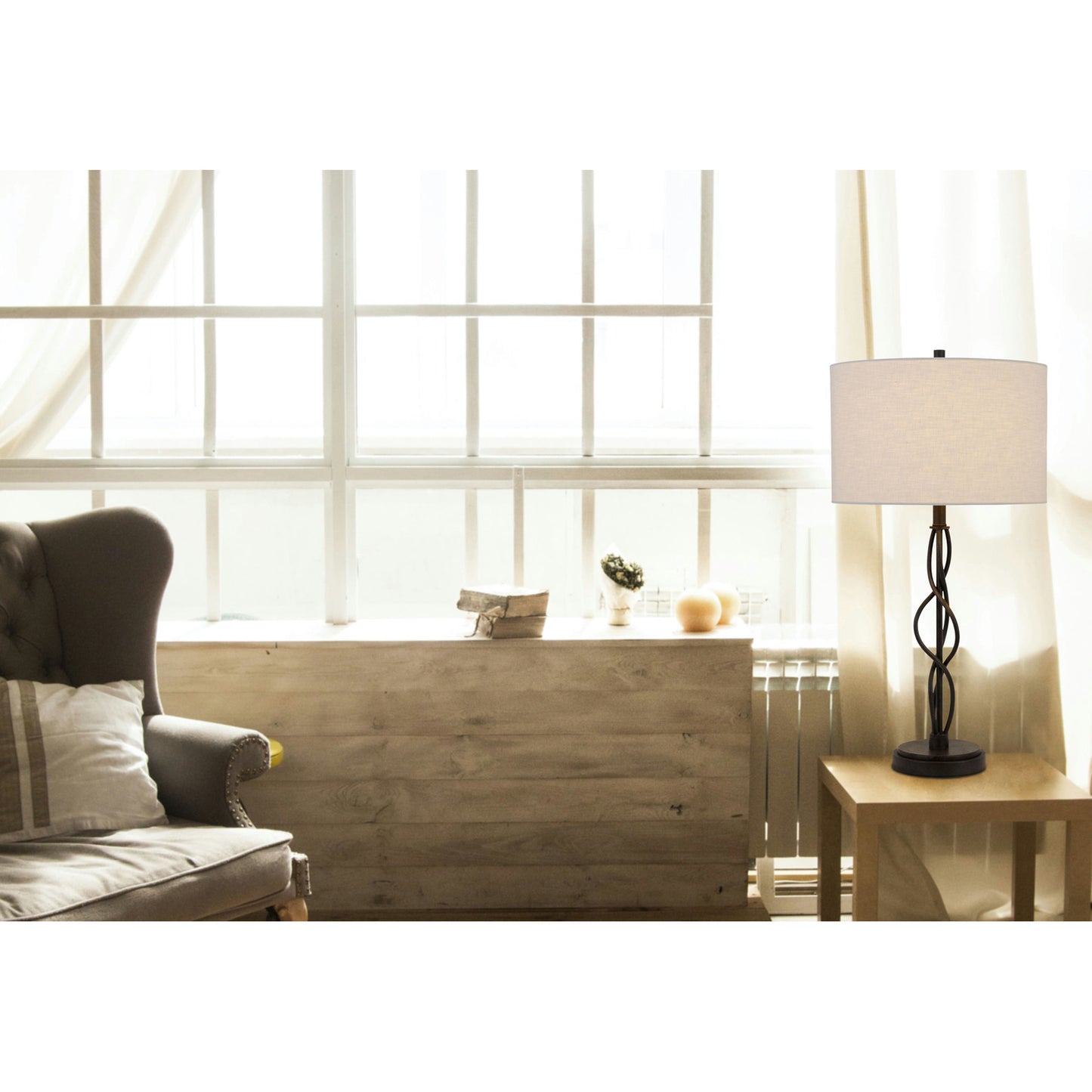 Textured bronze Metal Antony - Table lamp