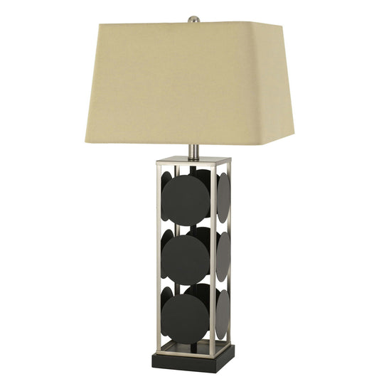 Black/antique silver Metal Hanson - Table lamp