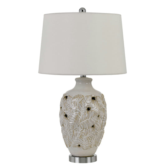 Ivory Metal Leland - Table lamp