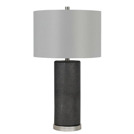 Black leathrette Metal Graham - Table lamp