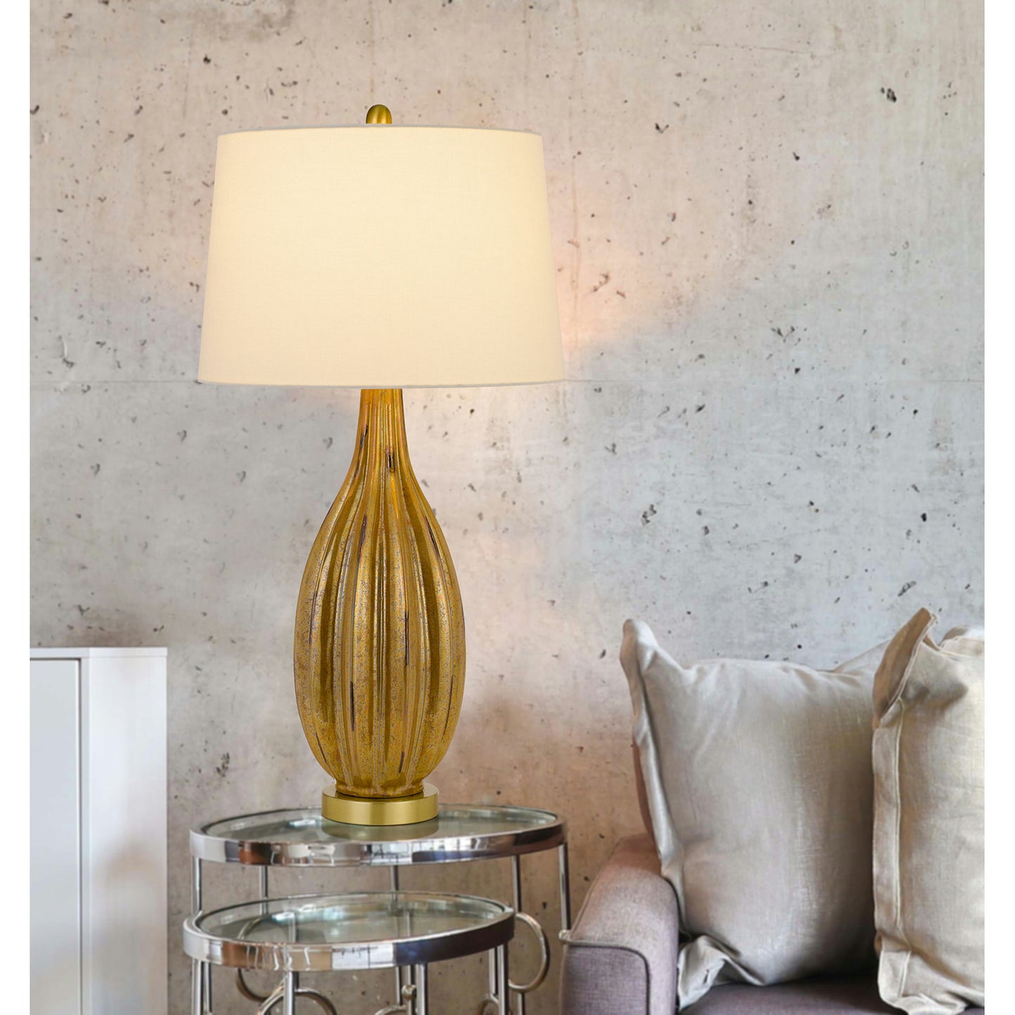 French gold Metal Morlaix - Table lamp