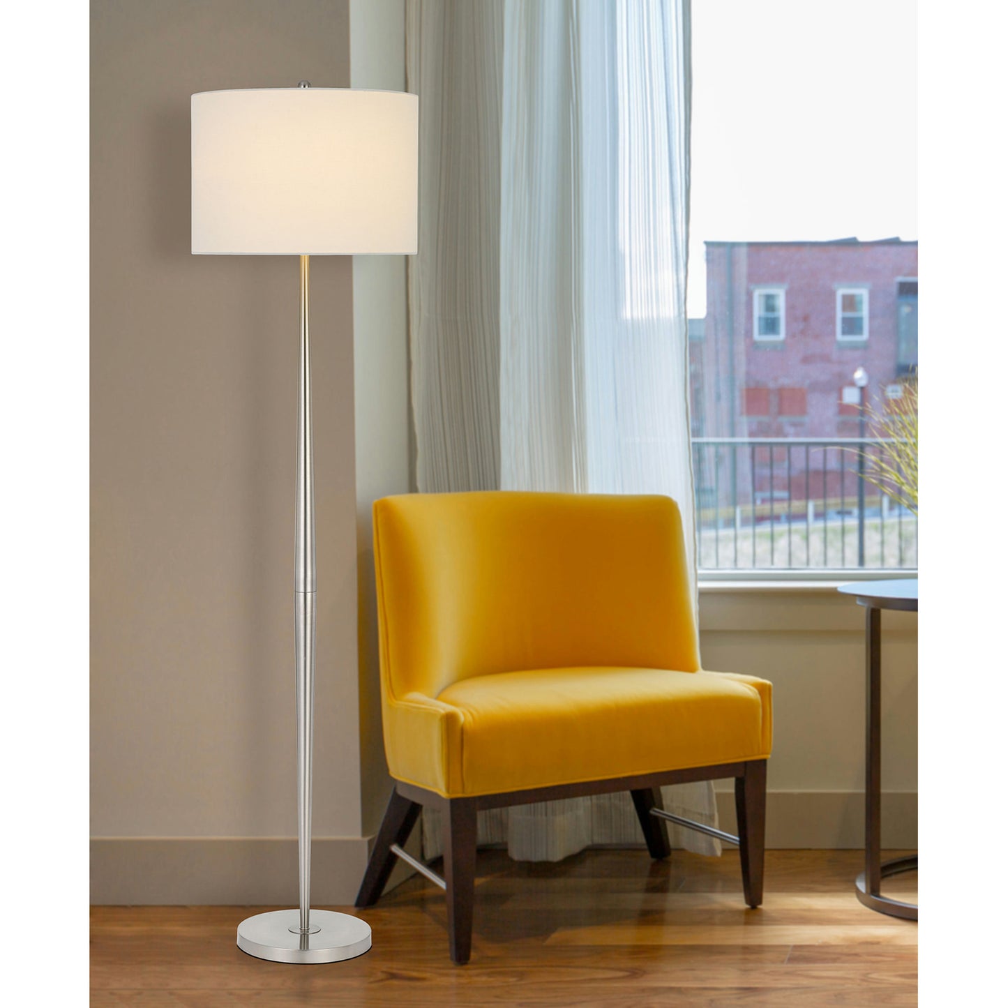 Brushed steel Metal Sterling - Floor lamp