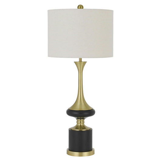 Black/antique brass Metal Kevil - Table lamp