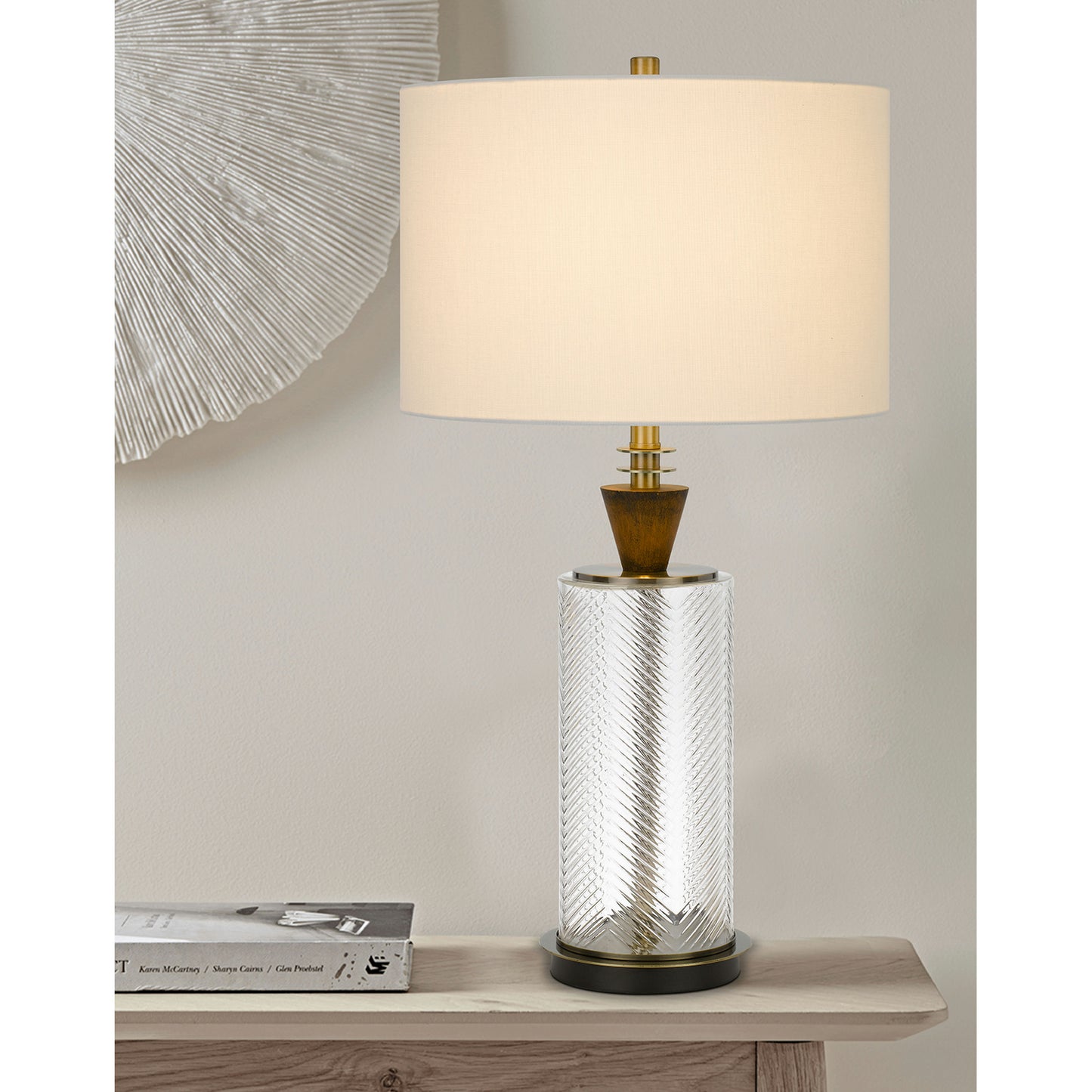 Glass/dark bronze Metal Sherwood - Table lamp