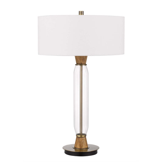 Clear/light oak Metal Towson - Table lamp