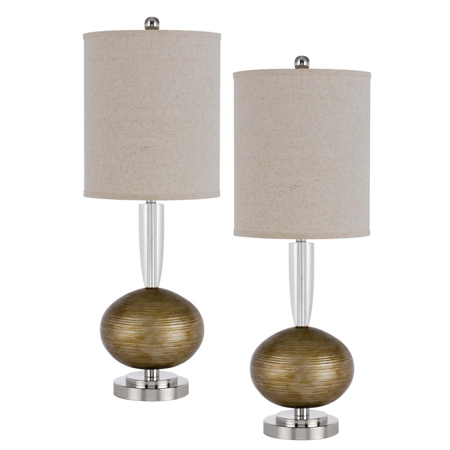 Light bronze Metal Sudbury - 2 pc.table lamp set