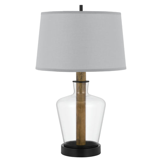 Glass/oak Metal Rancho - Table lamp