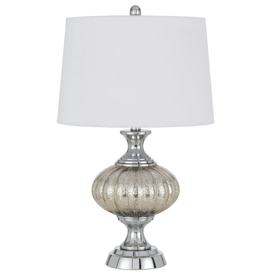 Chrome/crackle Metal Ossona - Table lamp