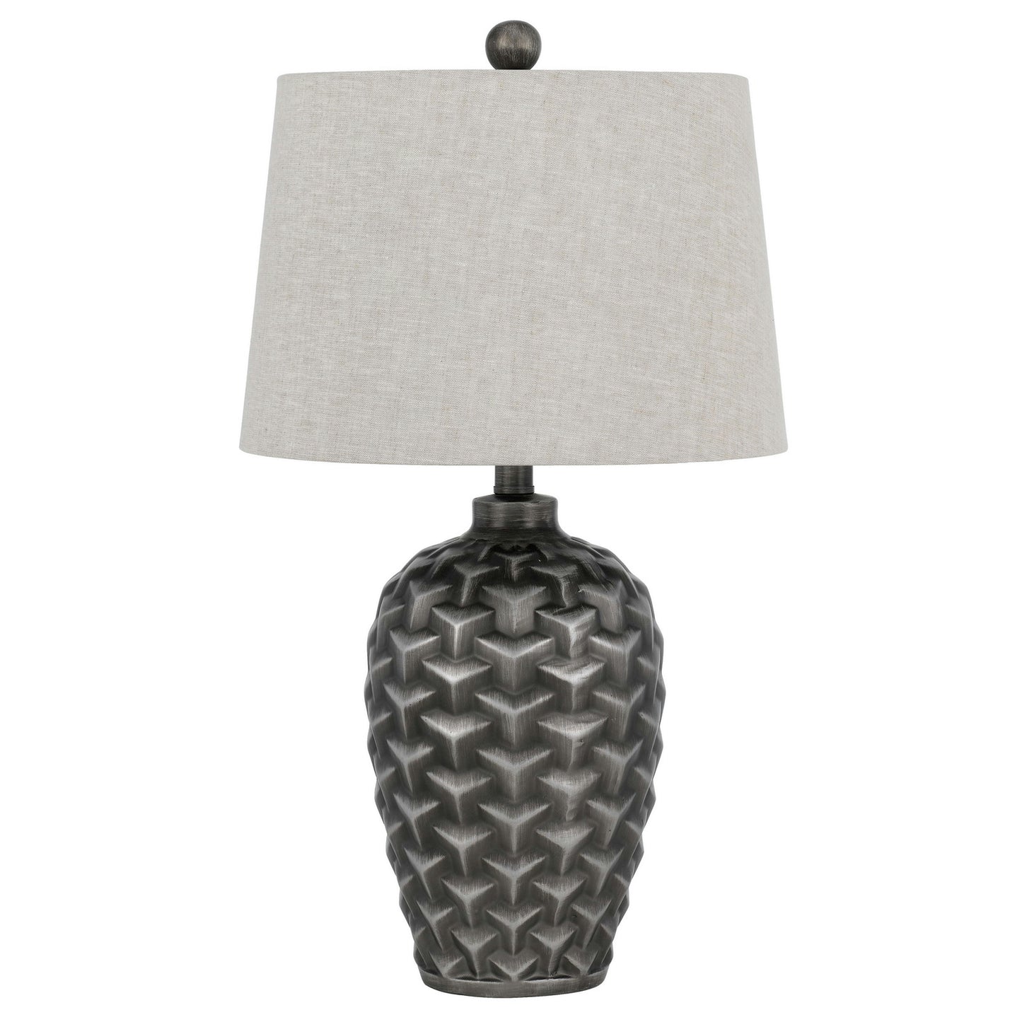 Metallic silver Resin Dresano - Table lamp