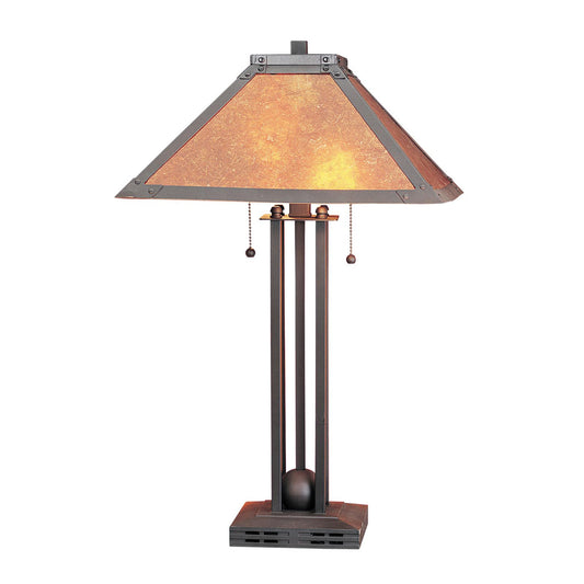 Rust Metal Mica - Table lamp, BO-476