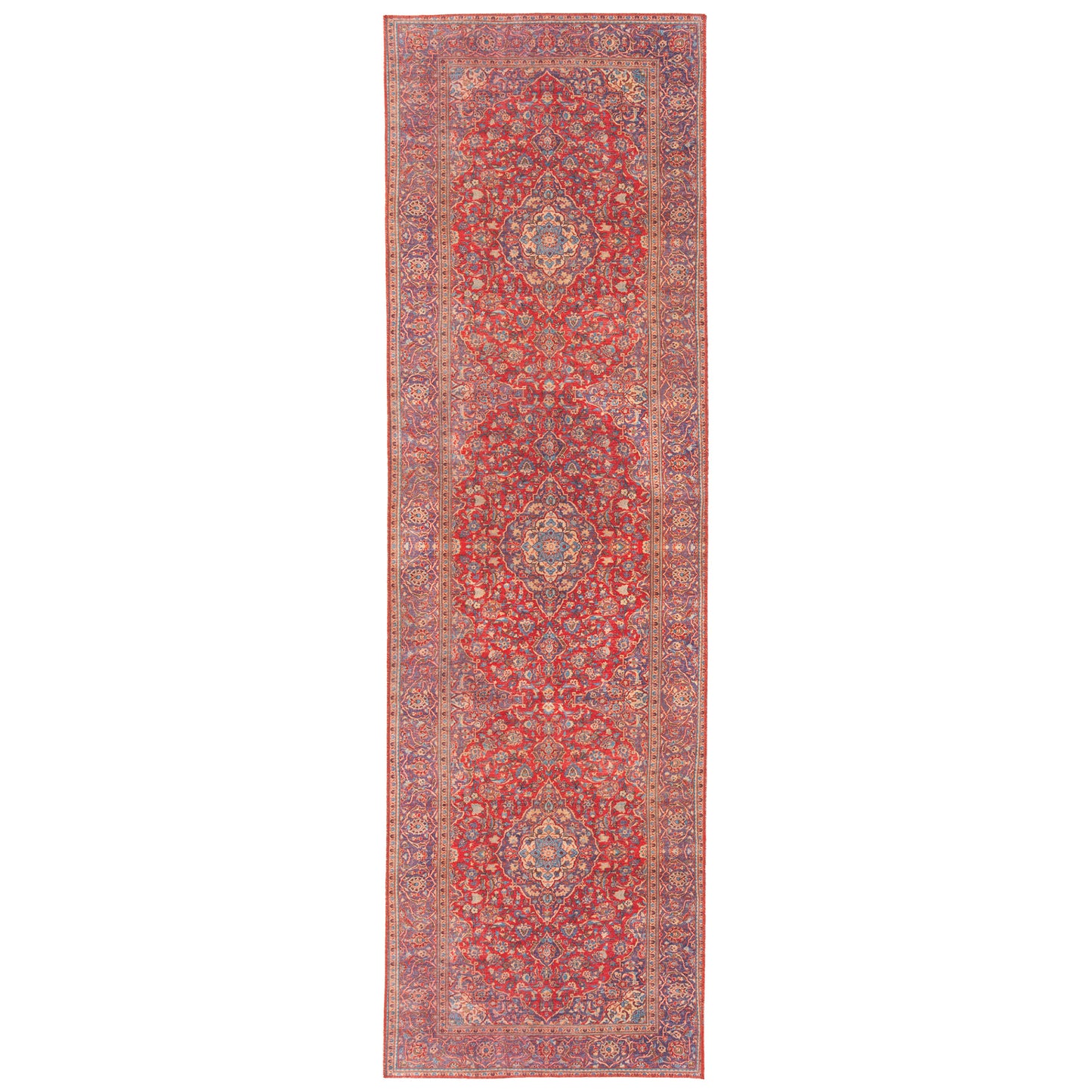 Kaleen Boho Patio Collection Bright Coral  Throw Rug 3' x 5'