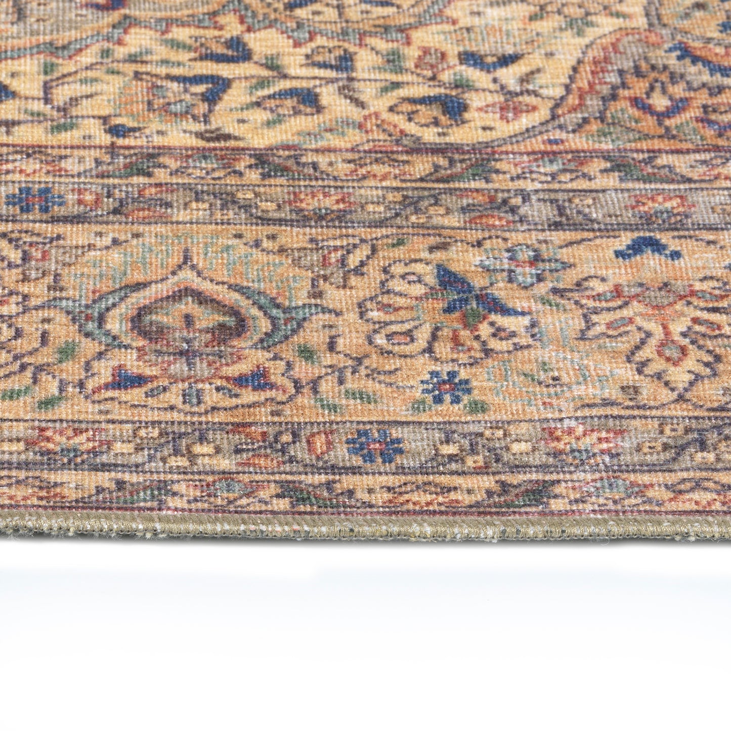 Kaleen Boho Patio Collection Light Taupe  Throw Rug 3' x 5'