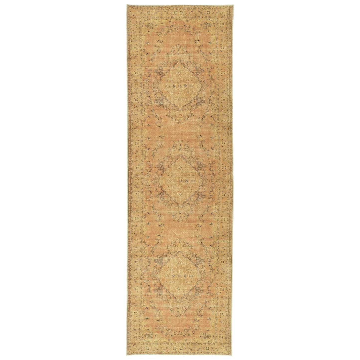 Kaleen Boho Patio Collection Bright Gold Runner 2'3" x 7'6"