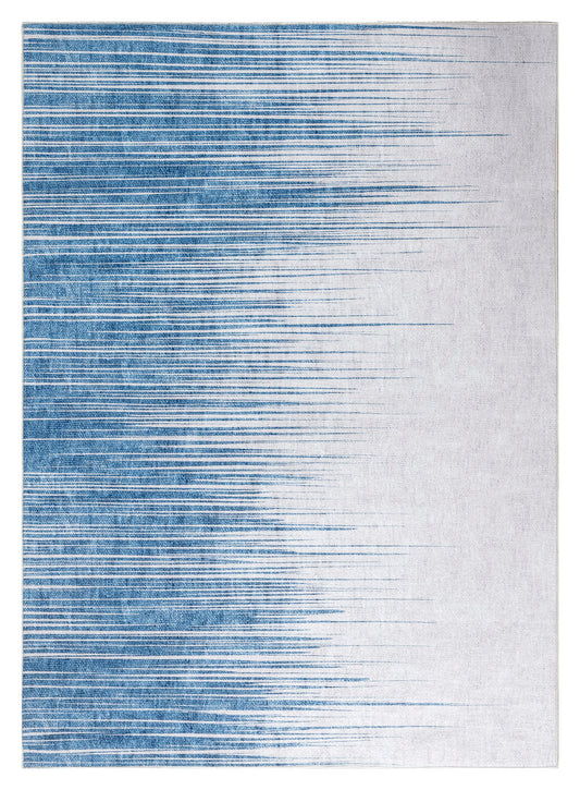 Kaleen Boho Patio Collection Blue LtBlue Area Rug 8' x 10'