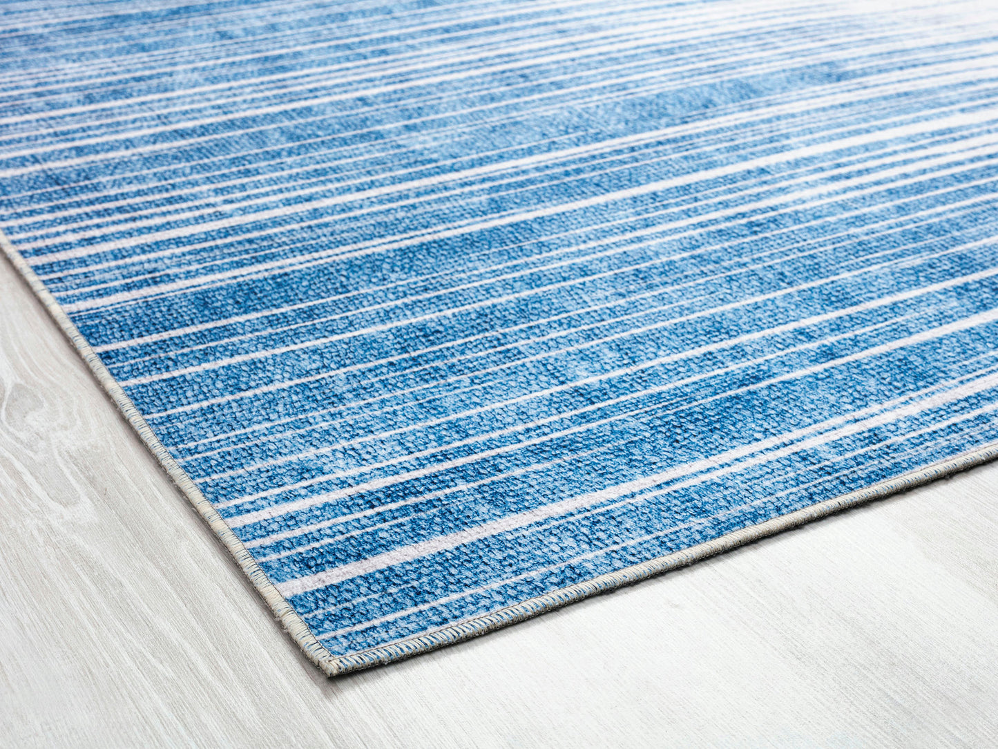 Kaleen Boho Patio Collection Blue LtBlue Throw Rug 3' x 5'